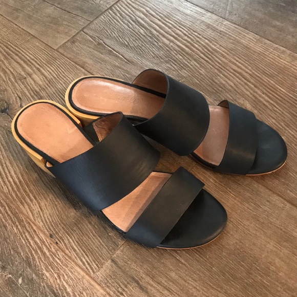 madewell kiera block heel slide